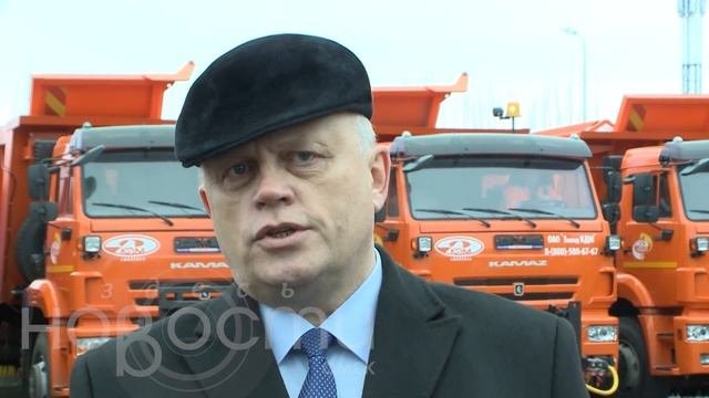 Дорожникам вручили ключи от дорожной техники