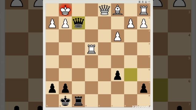 Мат в четыре хода. Черные начинают и выигрывают. Checkmate in four moves. Black starts and wins