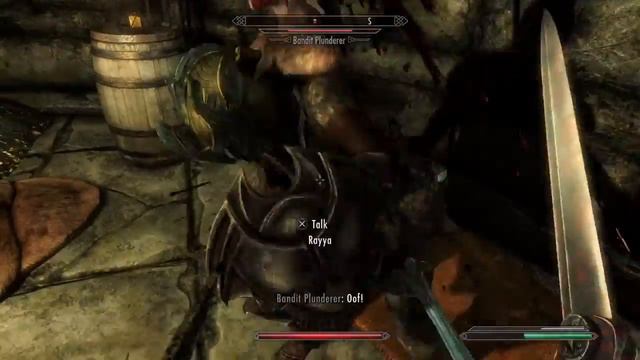 Skyrim. One hell of a dodge, didnt work though