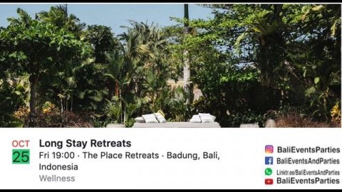 #Bali Events and #Party(ies) Fri 25th October 2019