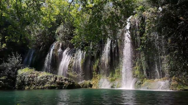 Beautiful Music with Waterfall sound. Relax, Study, Sleep.