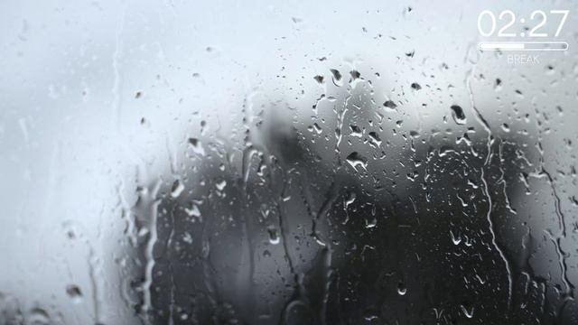 1-Hour Study with Me   Pomodoro   Late Night    Keyboard ASMR    Rain    Day 129