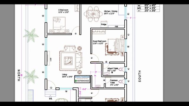40 x 65 West Face  3 BHK  Two Floor Rent Purpose House