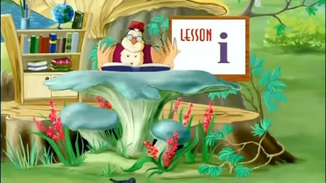 Английская буква Ii с тётушкой Совой.