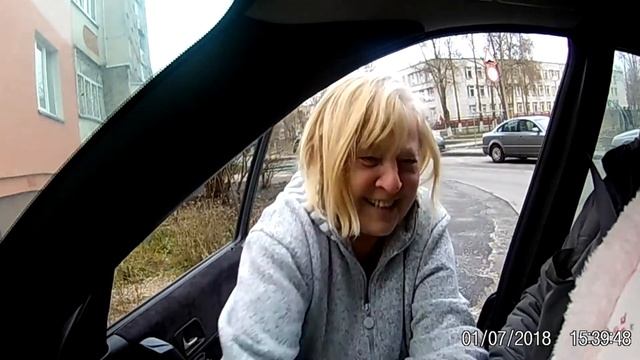 Бабушка увидела внучку  Первый раз
