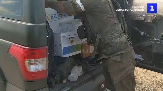 Из России доставили в Мелитополь 1 500 наборов гуманитарной помощи