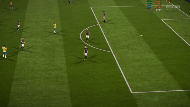 Fifa 18 - Qualidade máxima - 1920 X 1080 - Modo Directx 11 + Msi Afterburner: