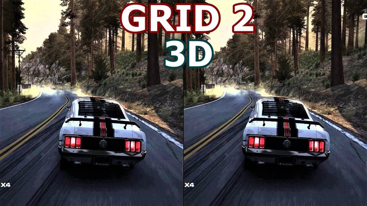 GRID 2 3D SBS VR box google cardboard video #2