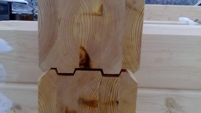 Строительство дома из сухого клеёного профилированного бруса