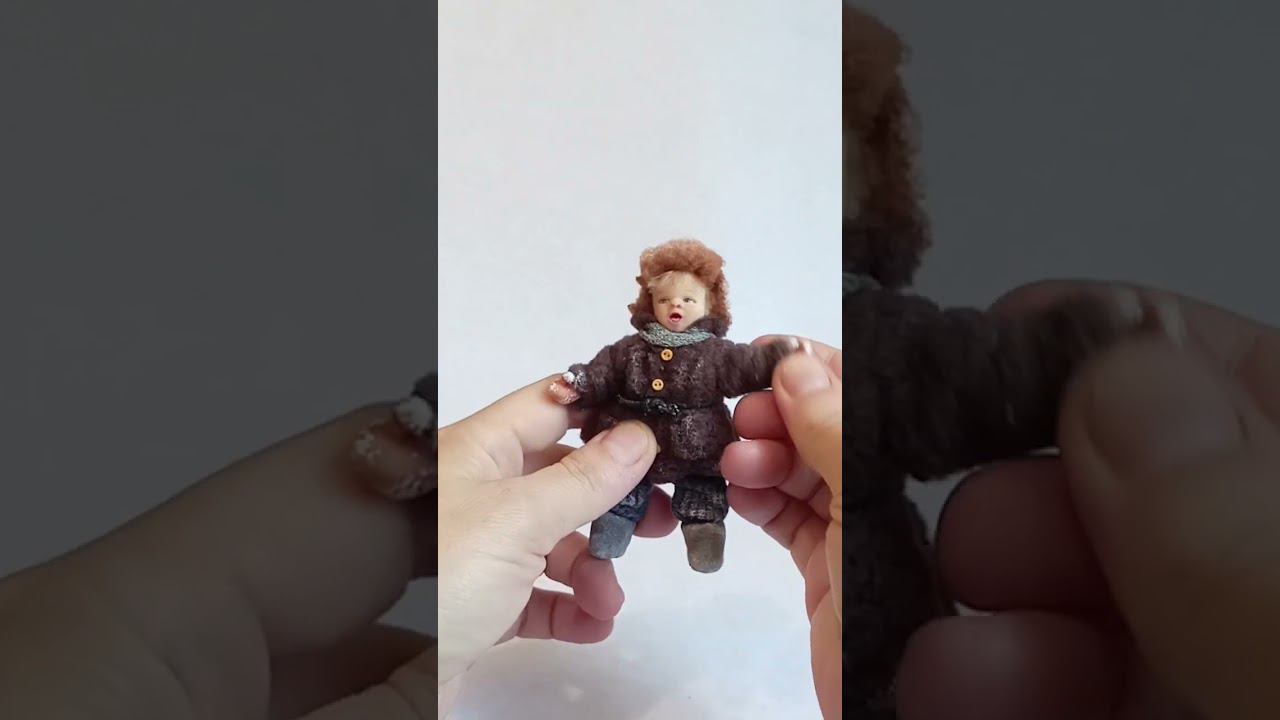 купить можно по ссылке в профиле #ёлочныеигрушки #кукла #миниатюра