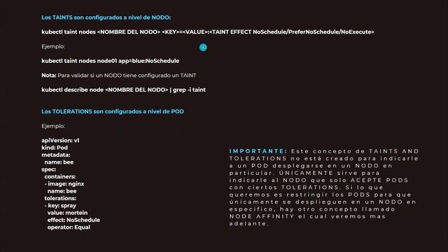 Taints y Tolerations en Kubernetes (Clase #7)