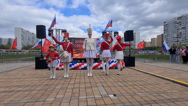 Марш Гренадёр. Ансамбль Мажореток Россиянки ЦСИ Интерталант. 09. 05.2024.