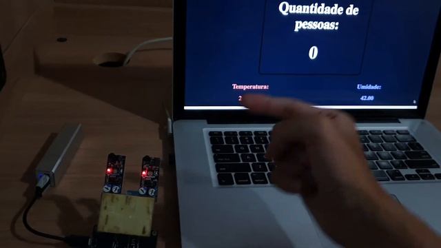 Contador de pessoas usando Websocket e NodeMCU