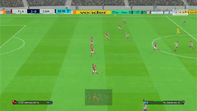 Flamengo x Atlético-MG - Gameplay PES 2023 no XBOX 360 - INFINITY PATCH