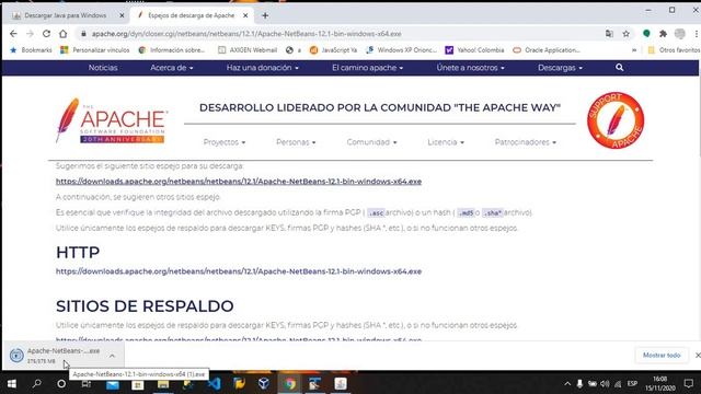 Descargar e instalar netbeans php