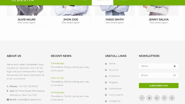 Destin | Real Estate Single Property HTML5 Template | Themeforest Templates