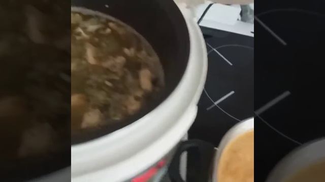 Крупа маш с кур.грудкой. Суп разных круп в сметане