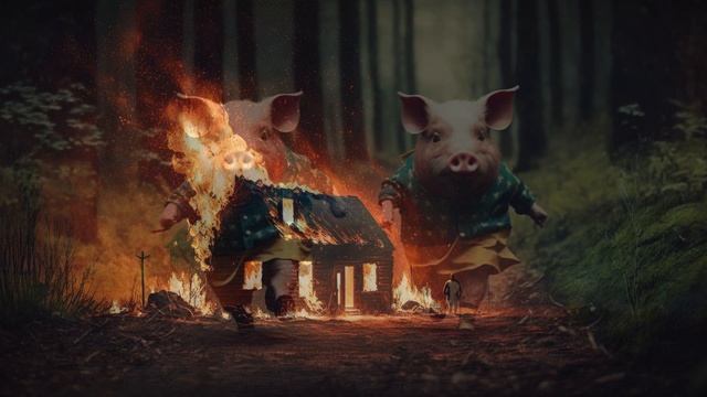 3 Bacon Bandits And The Big Bad Wolf