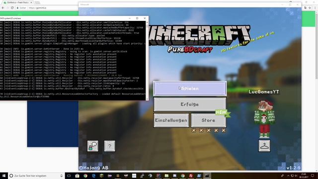 Mit der Minecraft Windows 10 Edition auf einem Localhost Server joinen  GermanDeutsch  3