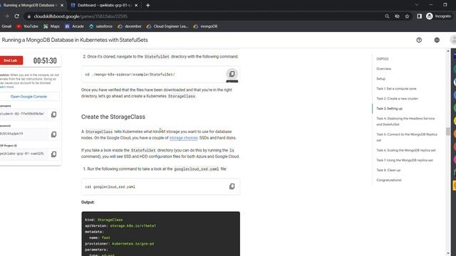 Running a MongoDB Database in Kubernetes with StatefulSets || MongoDB Atlas on Google Cloud