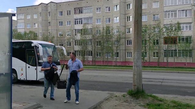 Китайские автобусы Higer, на развозке сотрудников СЗФК!!!