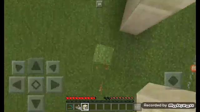 Строюсь джамп-брыдженгом помощью ниток в /mcpe/ 1.1.5