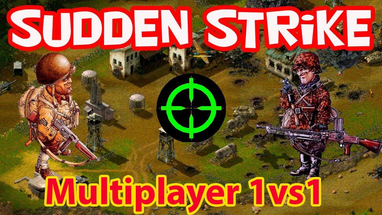 Sudden Strike ⭐ Multiplayer Allies vs Nazi ⭐ Игра по сети 1 vs 1 ⭐ #3