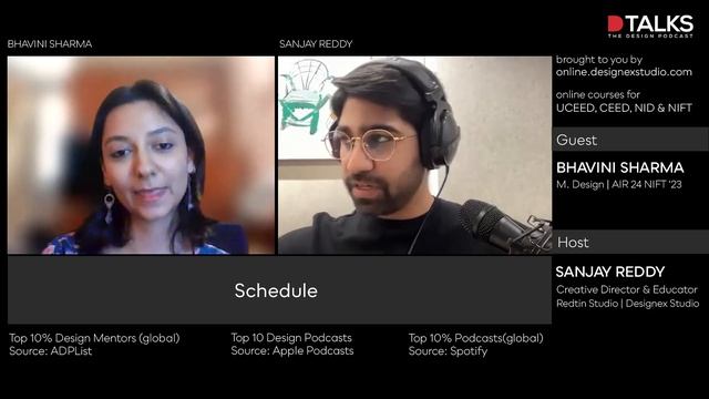 NIFT AIR 24 | Bhavini Sharma | Sanjay Reddy | D Talks - The Design Podcast