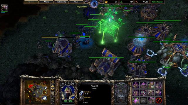 Dark Ranger⚫Undead vs Orc 1vs1 Warcraft 3 Reforged⭐Deutsch/German⭐Full WC3 Gameplay