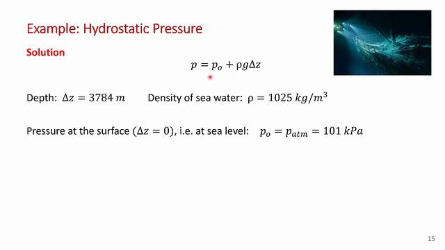 Распределение давления в сжимаемых и несжимаемых жидкостях.