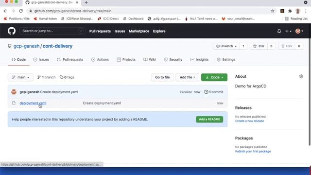 GitOps using ArgoCD