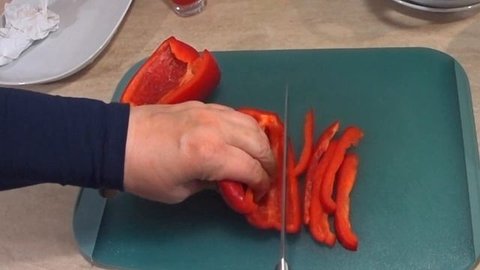 Постный овощной салат с заправкой винегрет.