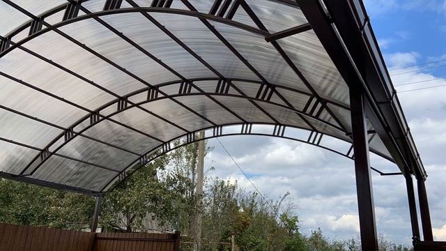 навес 8 11 поликарбонат