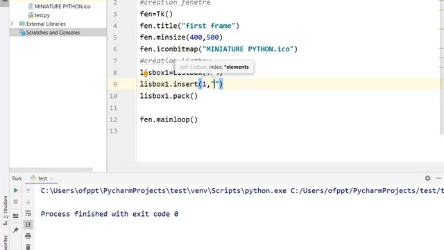 Python (بالمغربي) Partie 57  Tkinter +#ListBox démo 1