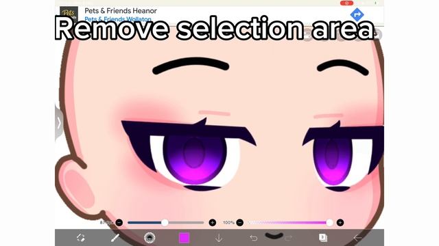 Eye Shading TUTORIAL - Gacha club - IbisPaintX - (with explanation)