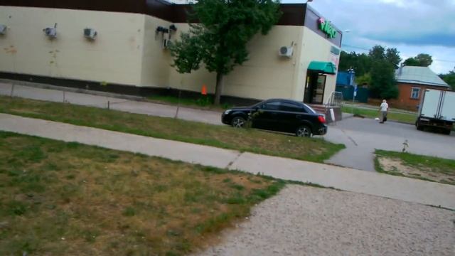 Тест экшн камеры GitUp Git2p 90° и внешнего микрофона (прогулялся до Почты)