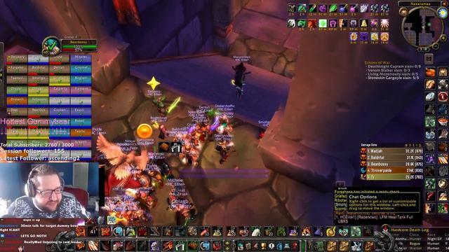 RAIDING NAXXARAMAS!!!! | Bean WoW Hardcore Classic