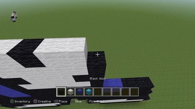 How to make Sans pixel art in Minecraft