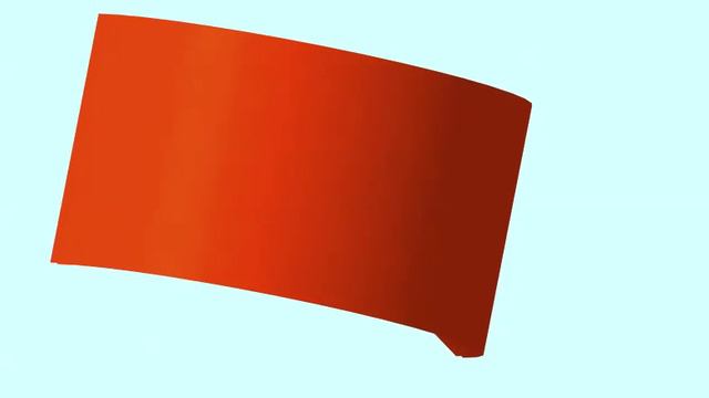 Проект Российской системы 3Д-моделирования Компас: "оранжевая фигура полувращения из бантика"