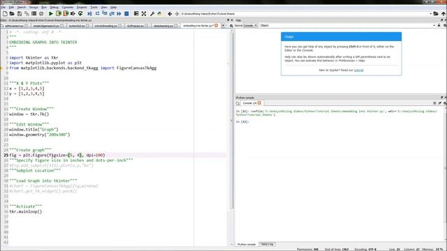 Python: How to Embed Graphs into Tkinter!