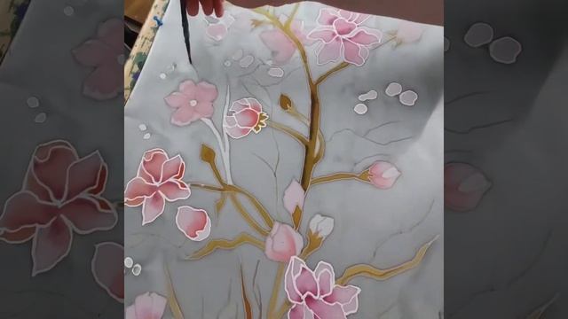 Blooming magnolias