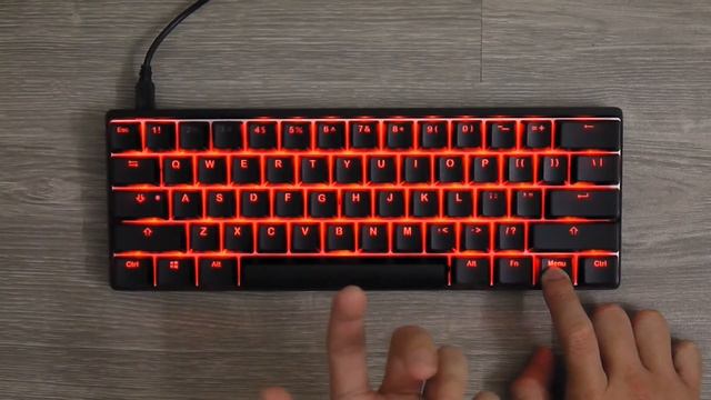Vortex POK3R RGB LED Customisation Explained