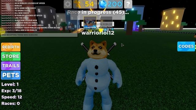 All Roblox Legends Of Speed Codes