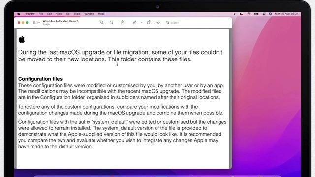 What are Relocated Items On My Mac Desktop? Can I delete it?