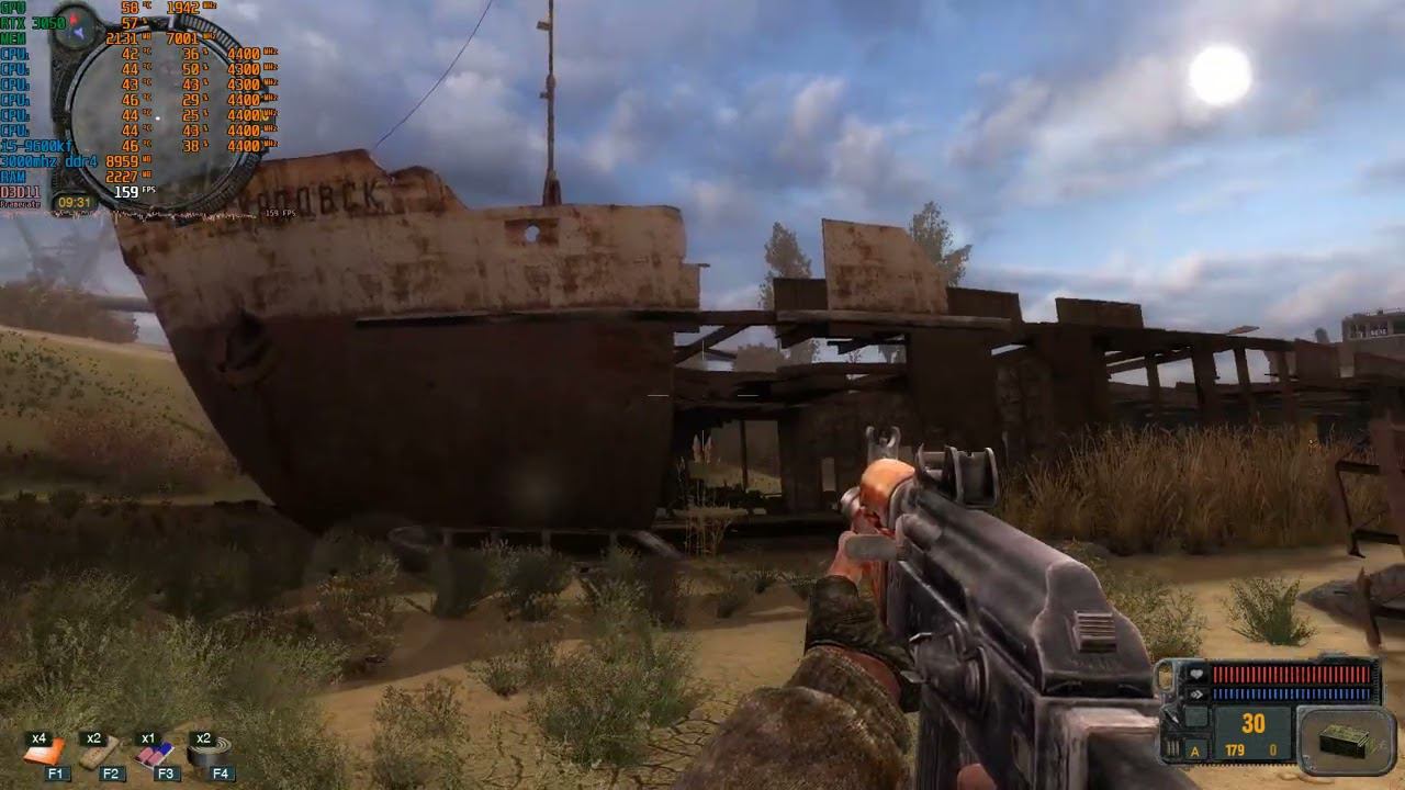 S.T.A.L.K.E.R.: Call of Pripyat (Shadowcast Engine) RTX 3050-I5-9600kf