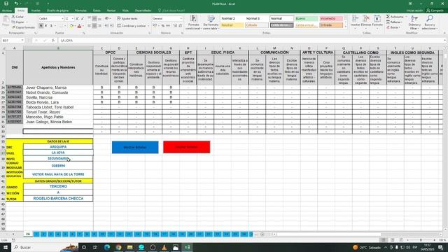 Plantilla GRATIS - Boletas de NOTAS 2023 ACTUALIZADAS - GRATIS FREE Automatizadas - ACTUALIZADAS