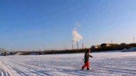 На сноуборде по Туре...Тюмень