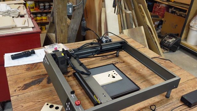 Creality Falcon 2- Cutting 34 inch plywood