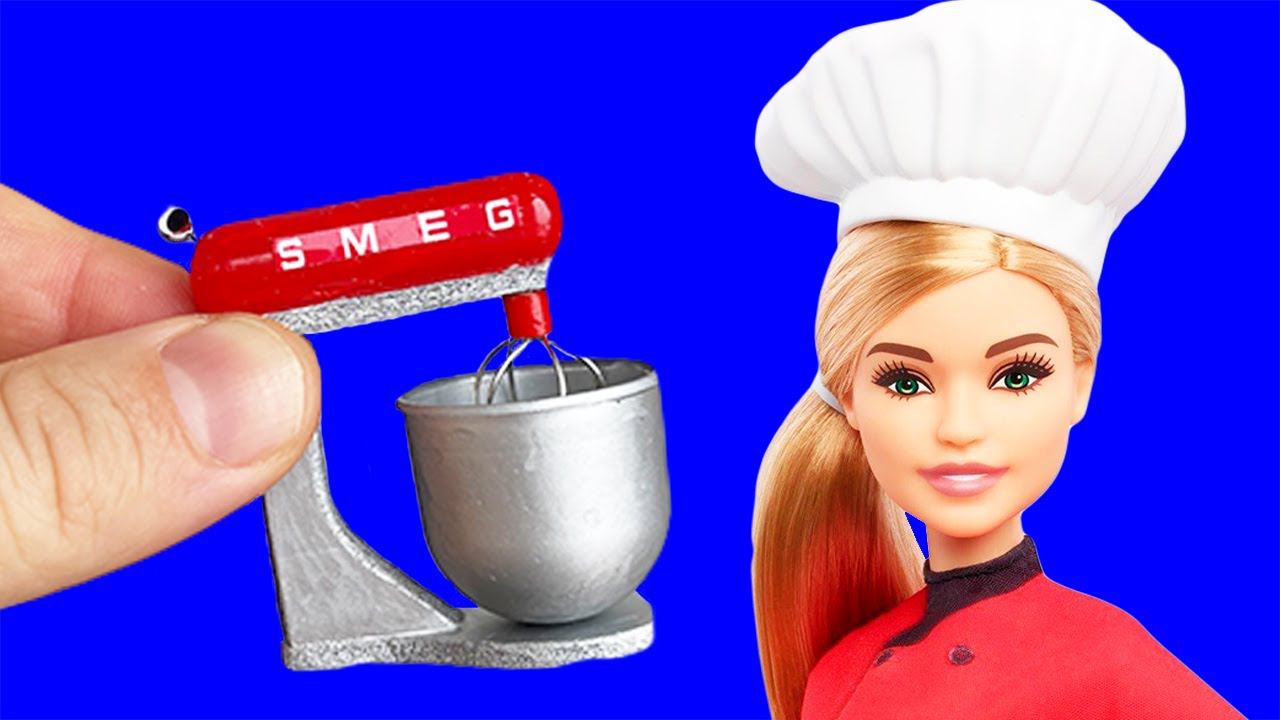 HOW TO MAKE DIY MINIATURE REALISTIC HACKS AND CRAFTS FOR BARBIE DOLL !!!
