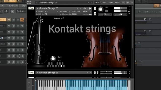 Oriental strings +Turkish strings Moeen Alnahas Kontakt strings